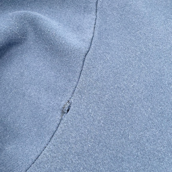 Vintage 90s 1995 Total Brat See If I Care Sweatshirt Navy Blue Crewneck Size XL - Picture 7 of 9